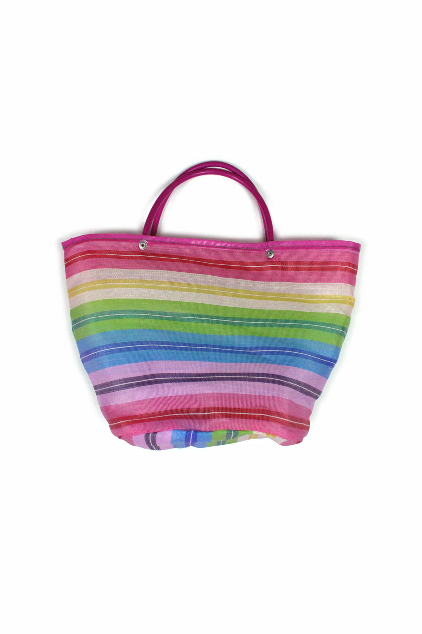 Bolsa de mercado rosa