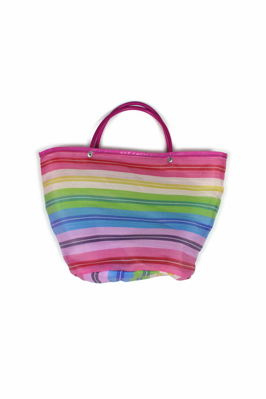 Bolsa de mercado rosa