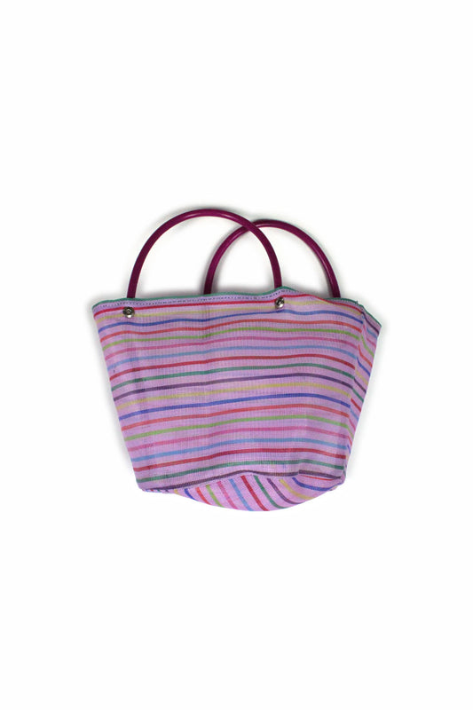 Bolsa de mercado violeta claro