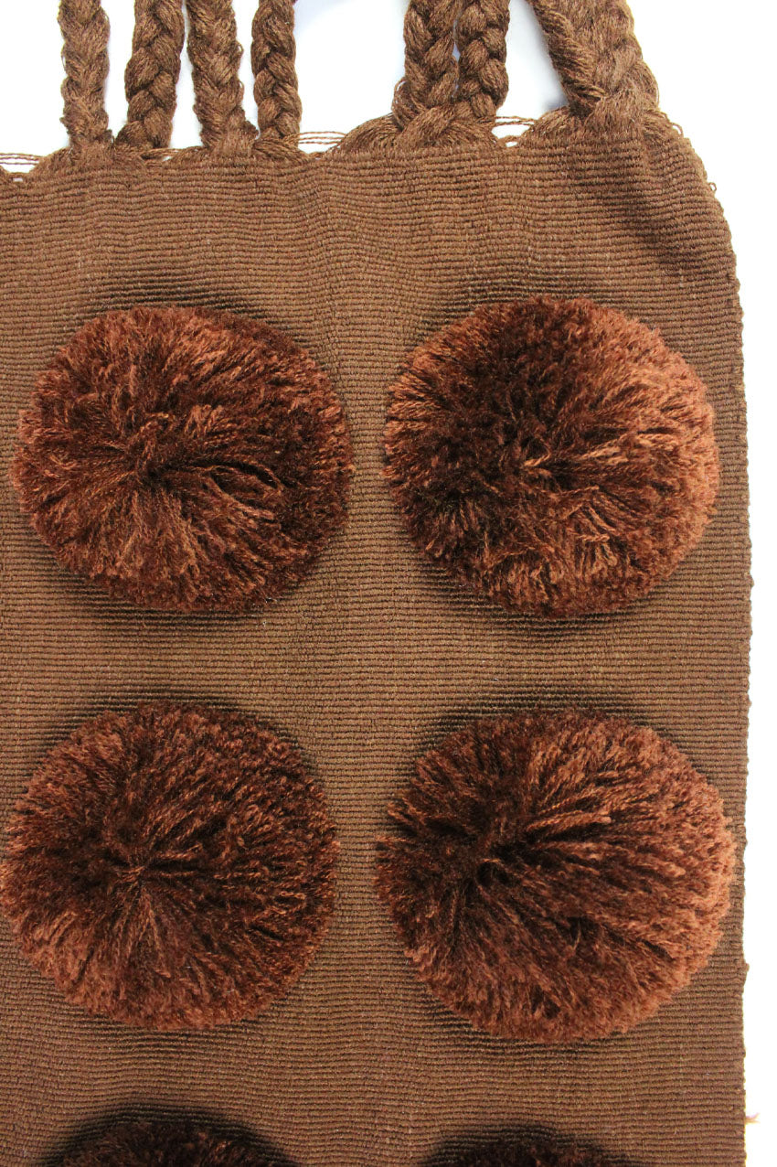 Braune Pomponsack