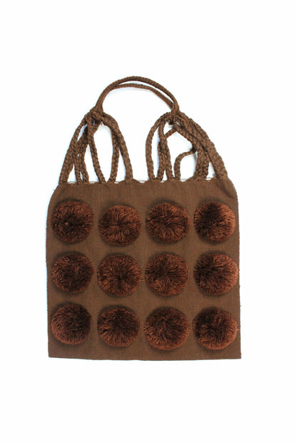 Braune Pomponsack