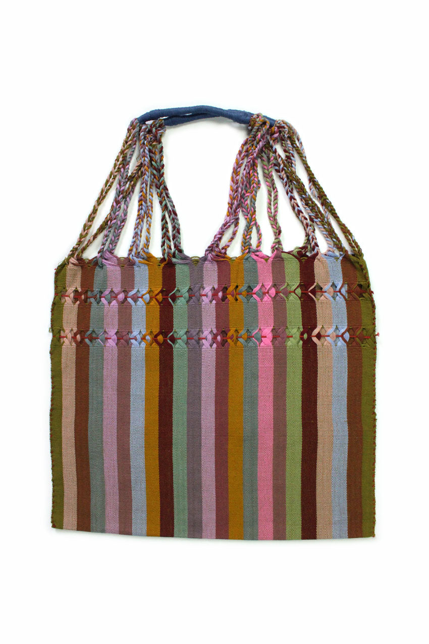 Bolsa rayada telar #SAR5
