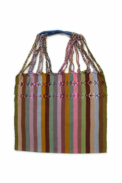 Bolsa rayada telar #SAR5