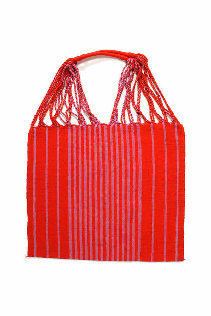 Bolsa rayada telar #SAR6