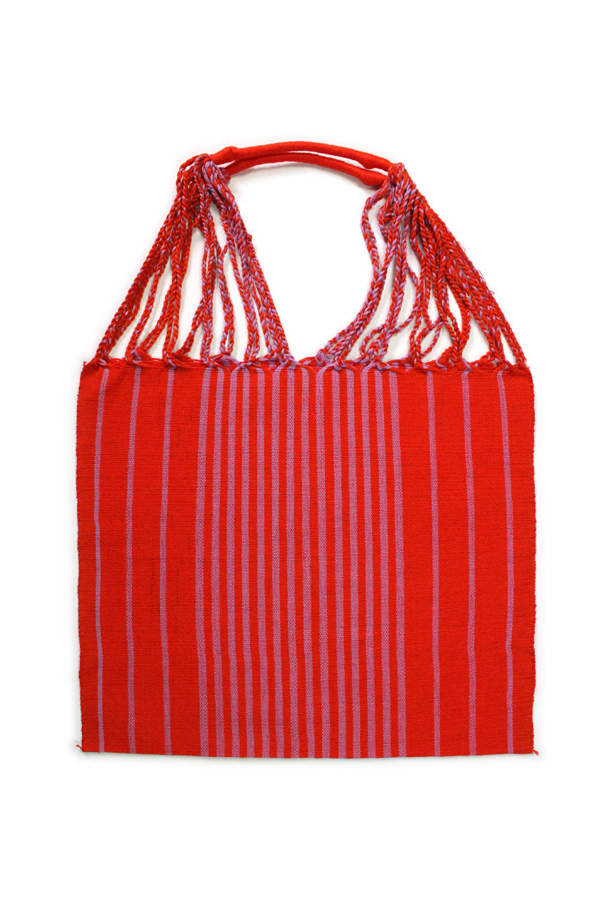Bolsa rayada telar #SAR6