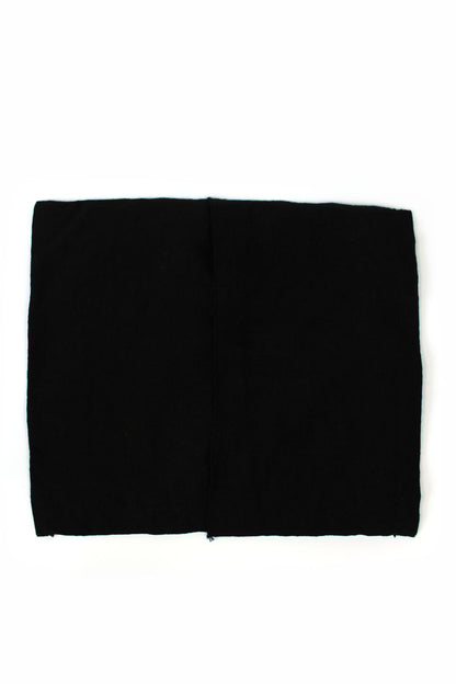 Cojín negro con pájaros