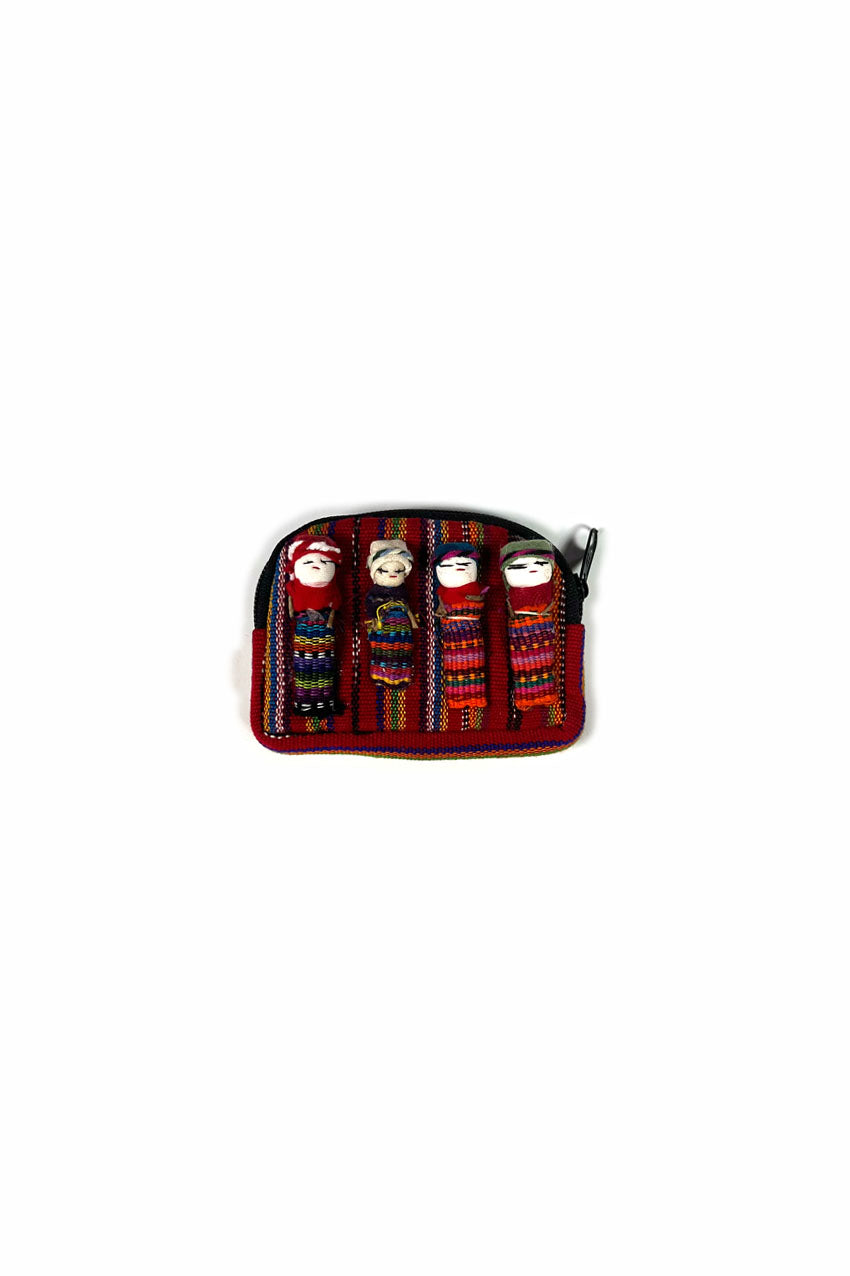 Monedero muñecas rojo