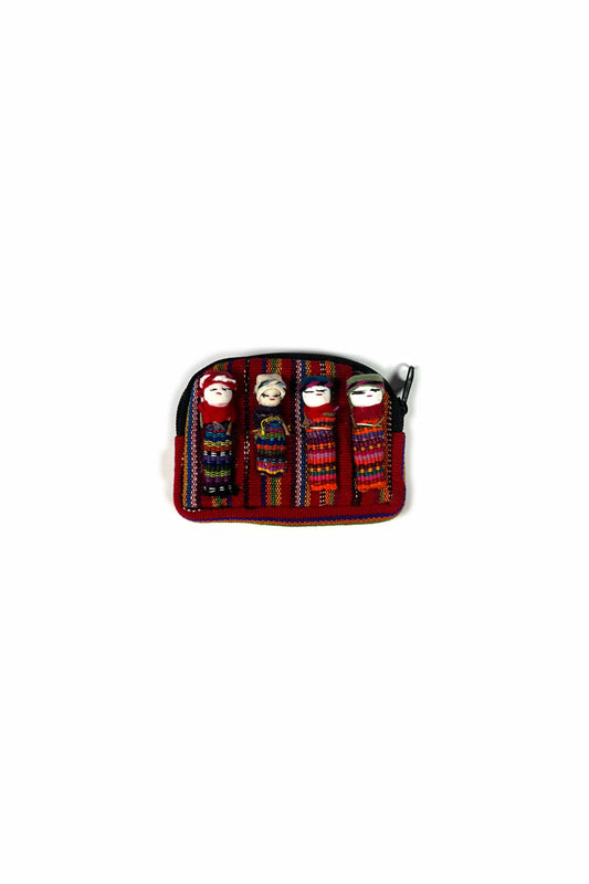 Monedero muñecas rojo