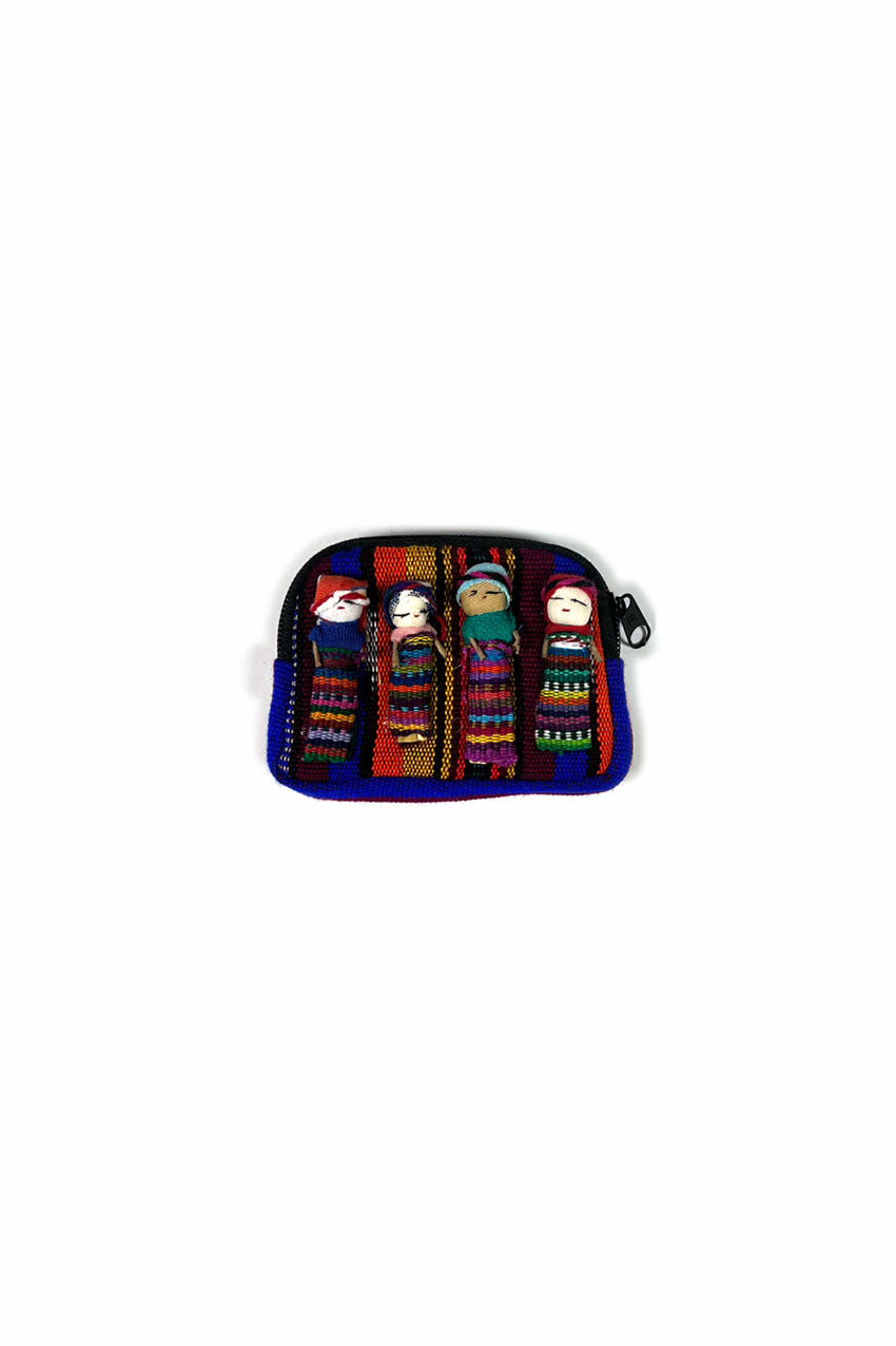 Monedero muñecas azul