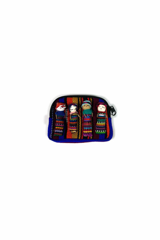 Monedero muñecas azul