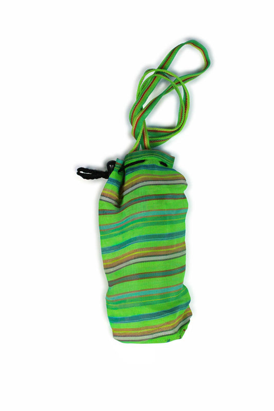 Bolsa portabotella verde
