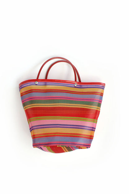 Bolsa de mercado roja