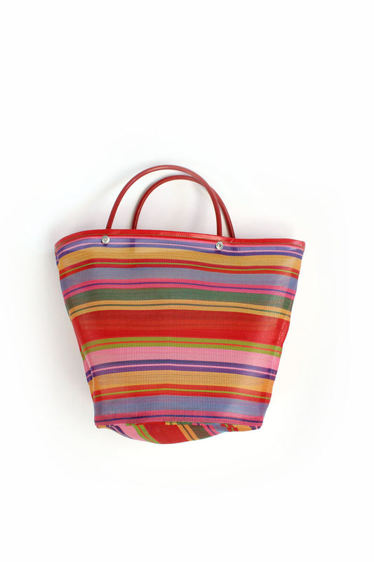 Bolsa de mercado roja