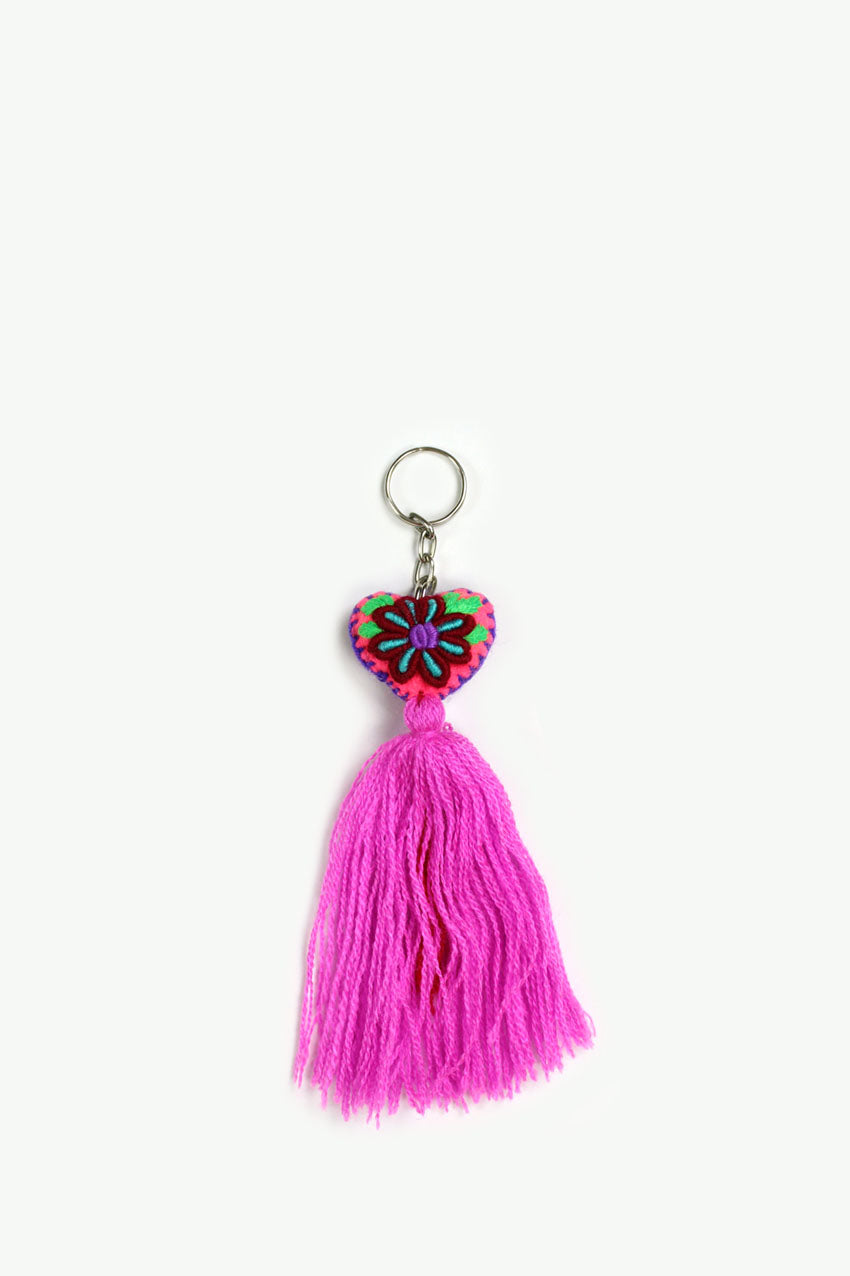 Llavero rosa pequeño