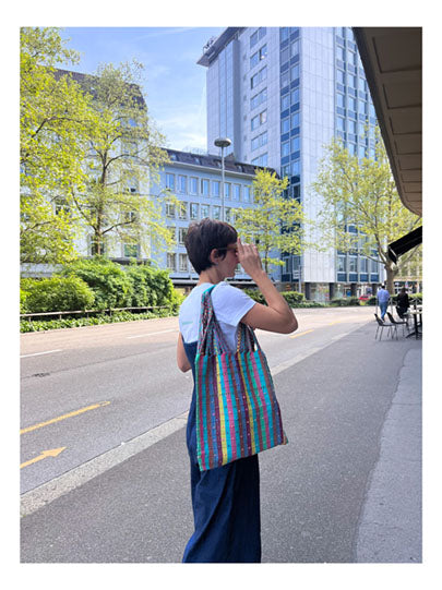 Bolsa de tela de colores
