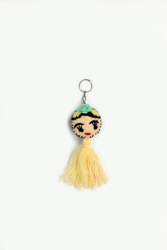 Llavero Frida amarillo